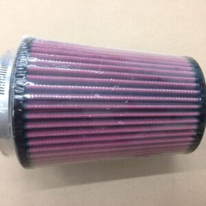 A tapered long purple filter for cars