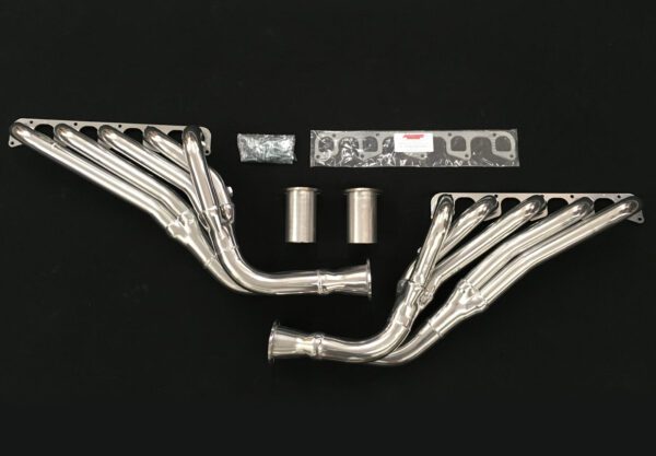 A silver Belanger exhaust car parts