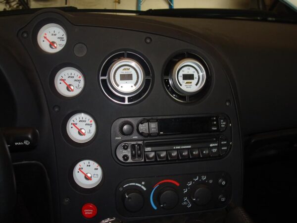 A ten viper dual custom gauge panel