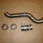 A jeep lower radiator pipe and coils