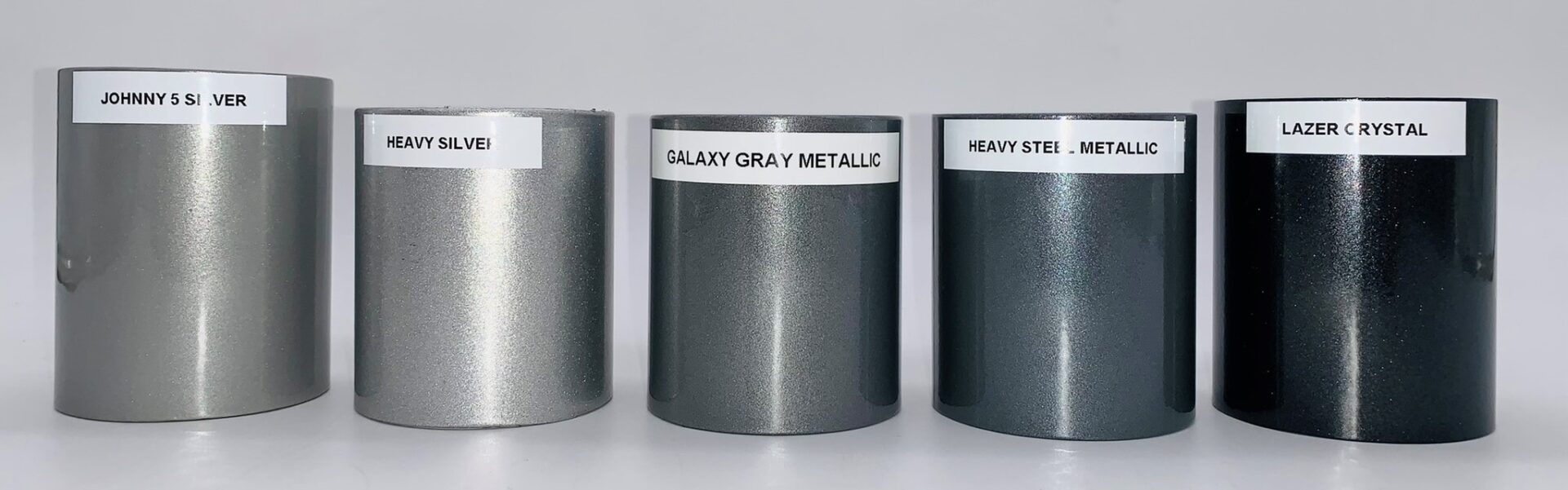 Five heavy and galaxy gray metallic silver